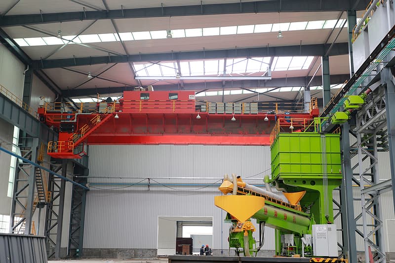 125T雙梁橋式交付青島特鋼